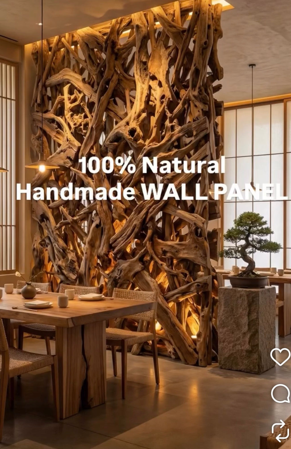 Natural Wall Panels Mulberry