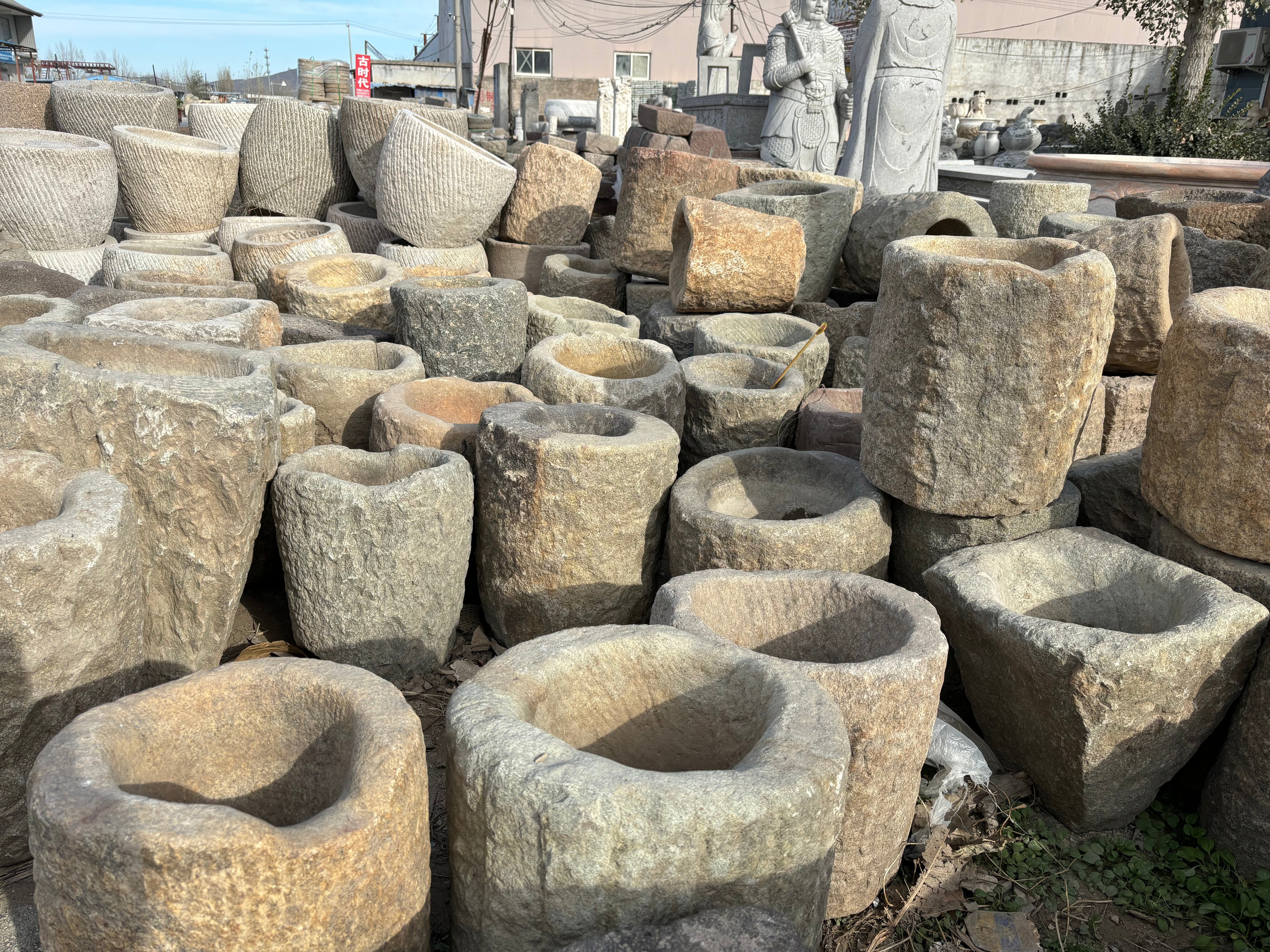Stone Planters and Sinks