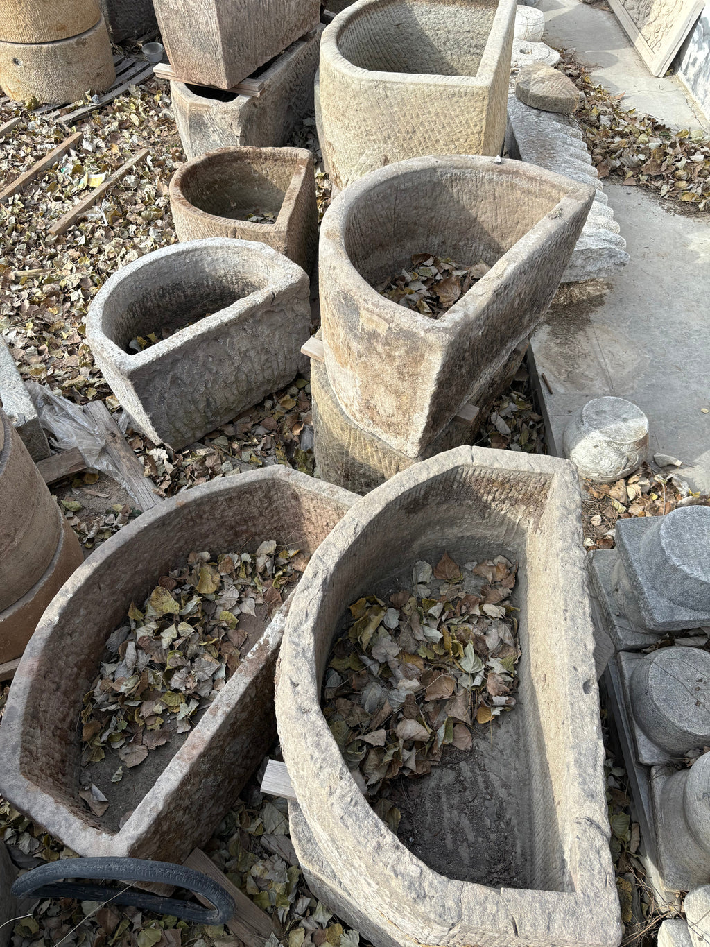 Stone Planters and Sinks