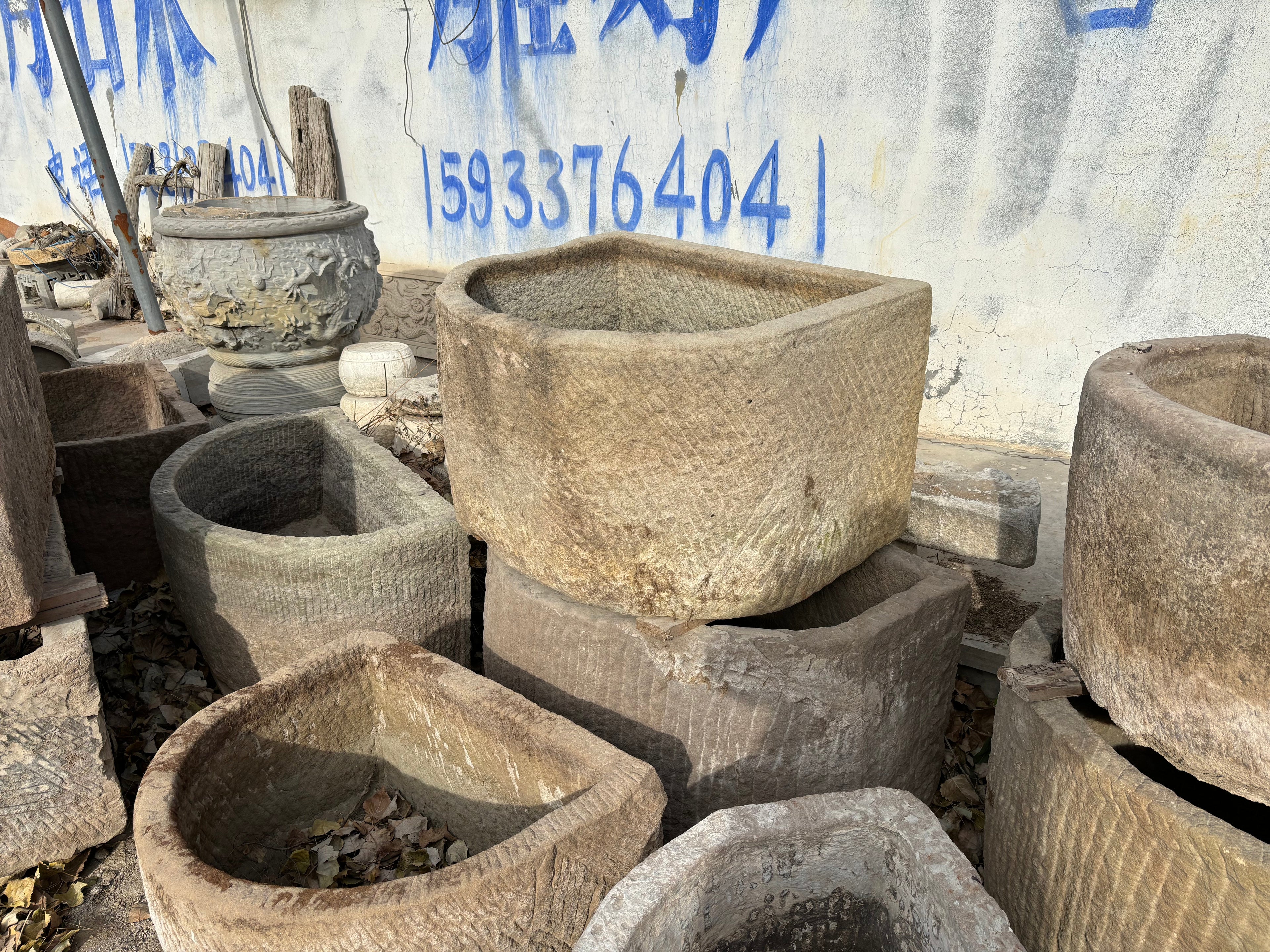 Stone Planters and Sinks
