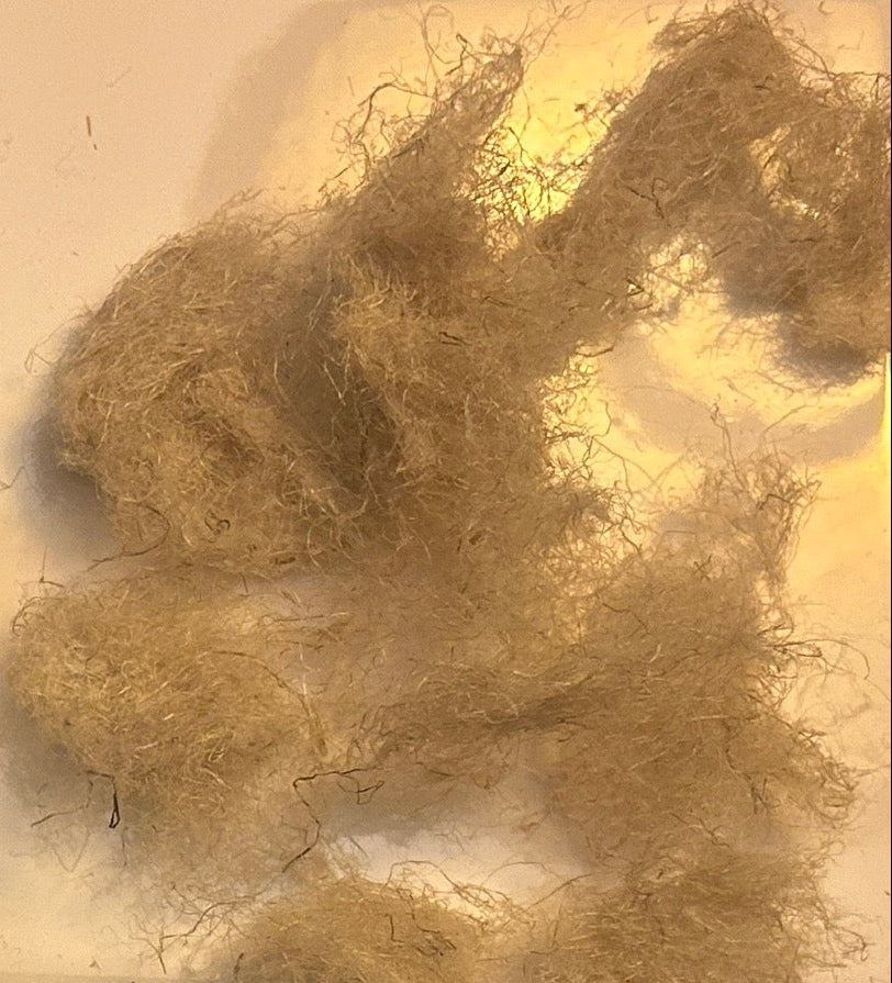 Hemp fiber sample premium cottonized Hemp Bast Fiber
