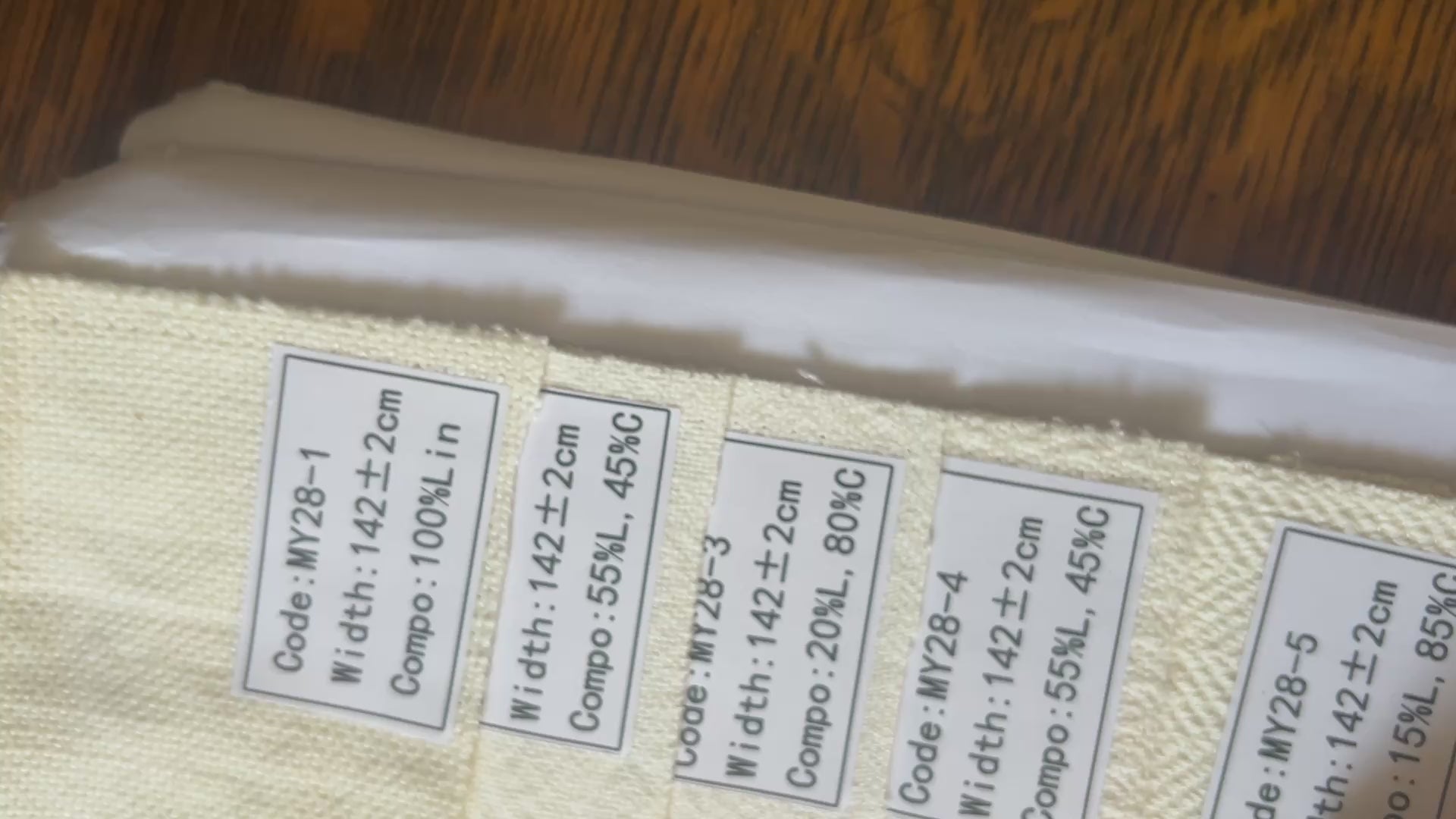 UNBOXING VIDEO OF LINEN FABRICS
